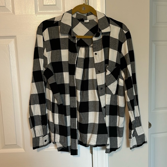 H&M Tops Hm Black And White